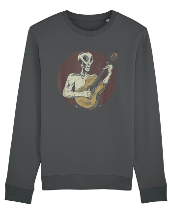 Vintage Style Alien For Guitar Players Anthracite