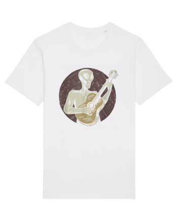 Vintage Style Alien For Guitar Players White
