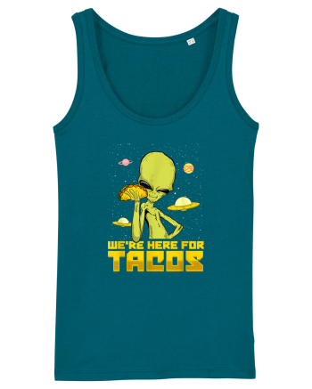 Were Here For Tacos Space Alien Ocean Depth