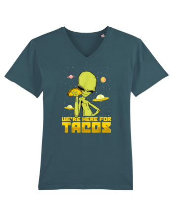 Were Here For Tacos Space Alien Stargazer