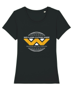 Weyland Alien Corp Yutani Tricou mânecă scurtă guler larg fitted Damă Expresser