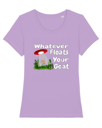Whatever Floats Your Goat UFO Spaceship Alien Abduction Lavender Dawn