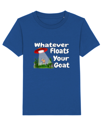 Whatever Floats Your Goat UFO Spaceship Alien Abduction Majorelle Blue
