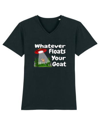 Whatever Floats Your Goat UFO Spaceship Alien Abduction Black