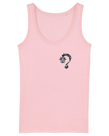 Black Evil Dragon  Cotton Pink