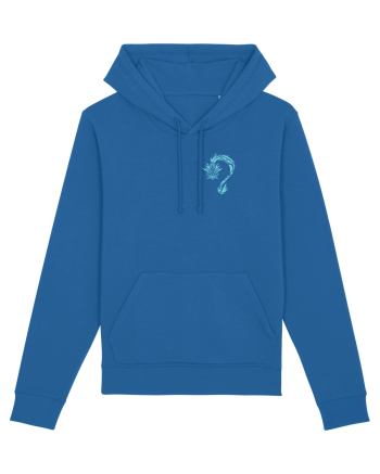 Black Evil Dragon  Royal Blue