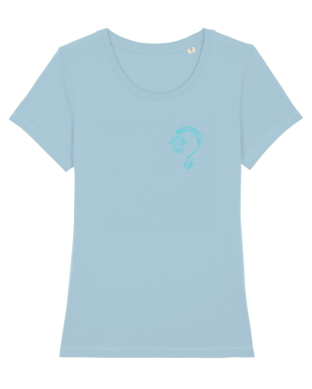 Black Evil Dragon  Sky Blue