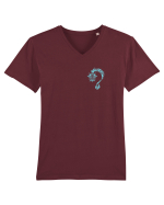 Black Evil Dragon  Tricou mânecă scurtă guler V Bărbat Presenter