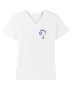 Black Evil Dragon  Tricou mânecă scurtă guler V Bărbat Presenter