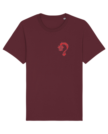 Black Evil Dragon  Burgundy