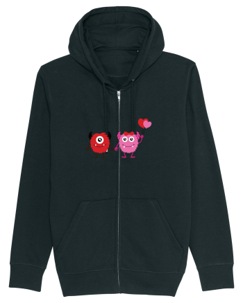Valentine`s Monsters Black