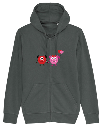Valentine`s Monsters Anthracite