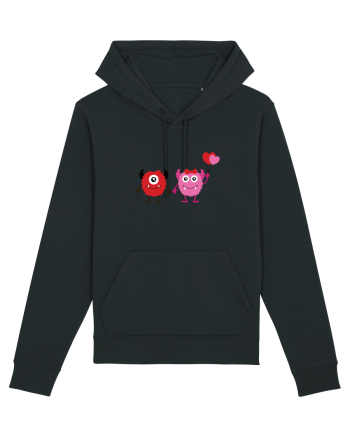 Valentine`s Monsters Black