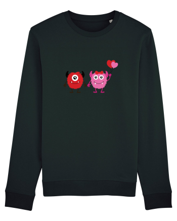 Valentine`s Monsters Black