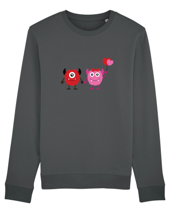 Valentine`s Monsters Anthracite