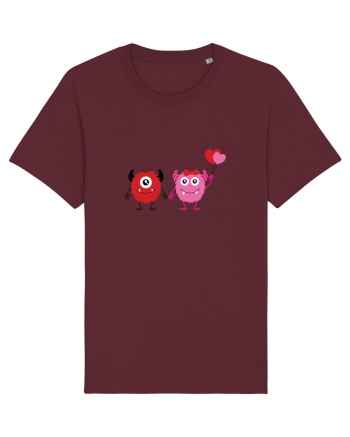 Valentine`s Monsters Burgundy