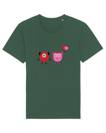 Valentine`s Monsters Bottle Green