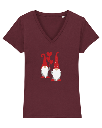 Valentine`s Gnoms Burgundy