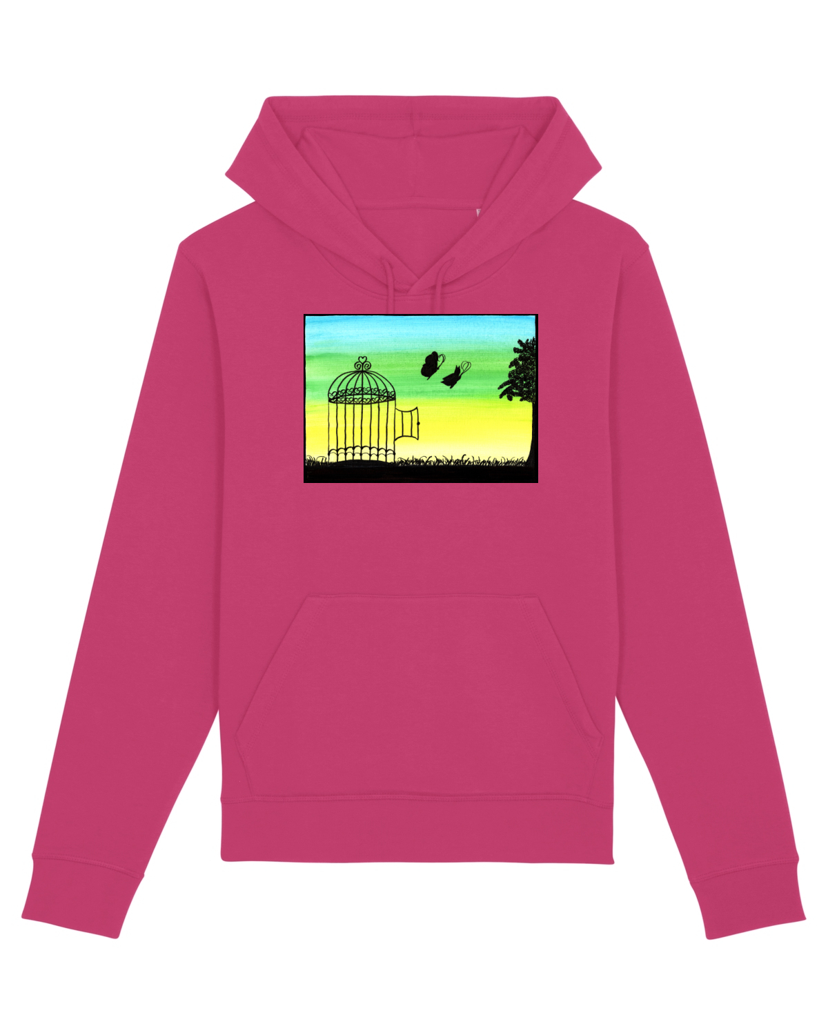 Hanorac Unisex Drummer Raspberry
