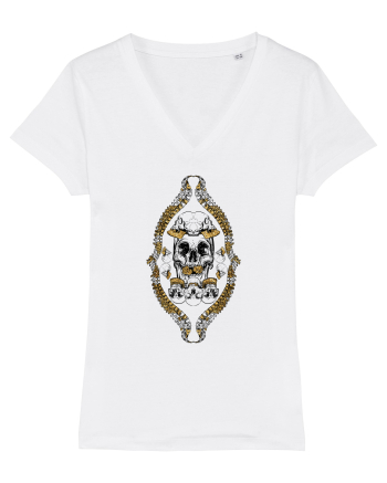 Skull frame White