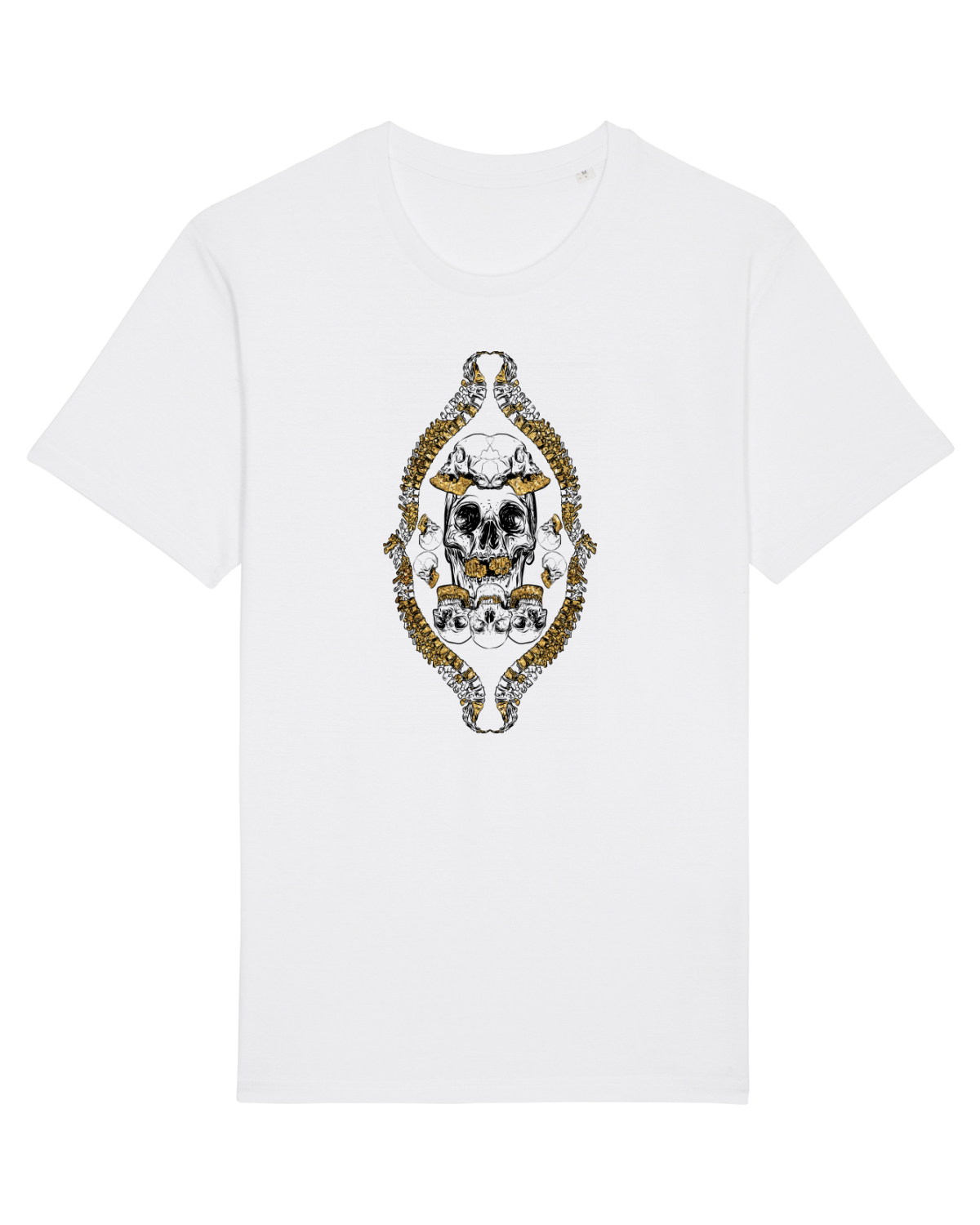 Tricou mânecă scurtă Unisex Rocker White