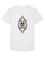 Skull frame Tricou mânecă scurtă guler larg Bărbat Skater