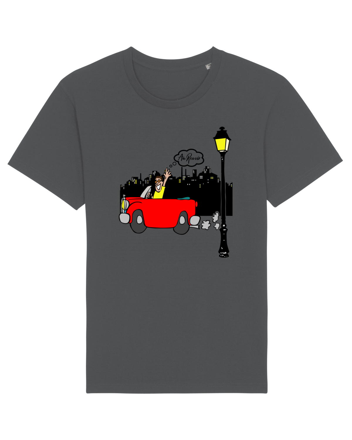 Tricou mânecă scurtă Unisex Rocker Anthracite
