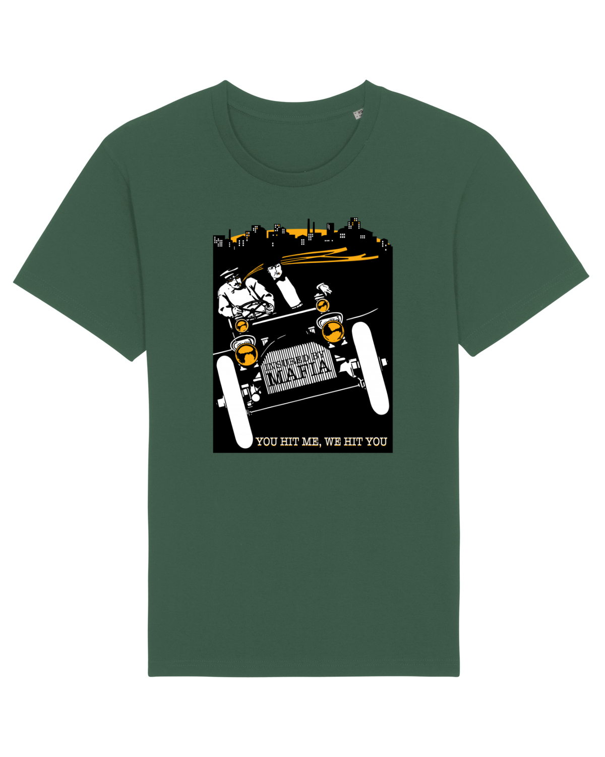 Tricou mânecă scurtă Unisex Rocker Bottle Green