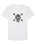 Techno Skull Tricou mânecă scurtă guler larg Bărbat Skater