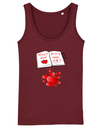 Pentru mine tu esti Sf. Valentin! Burgundy