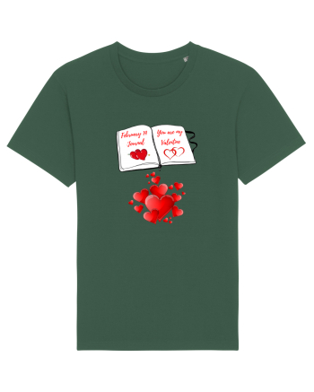 Pentru mine tu esti Sf. Valentin! Bottle Green
