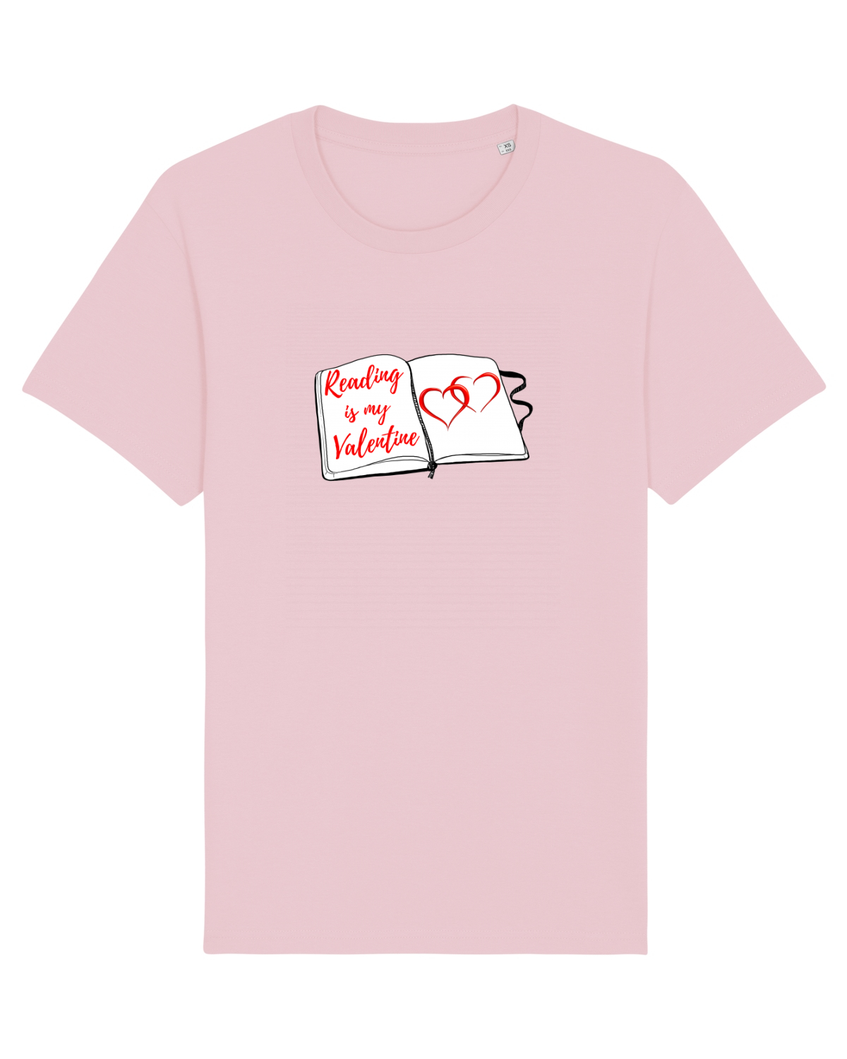 Tricou mânecă scurtă Unisex Rocker Cotton Pink