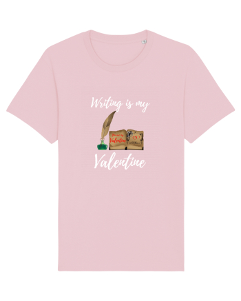 Scrisul  este dragostea mea de Ziua Indragostitilor Cotton Pink