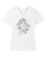 Cocori in zbor Tricou mânecă scurtă guler V Bărbat Presenter