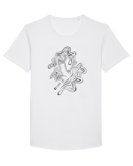 Cocori in zbor Tricou mânecă scurtă guler larg Bărbat Skater