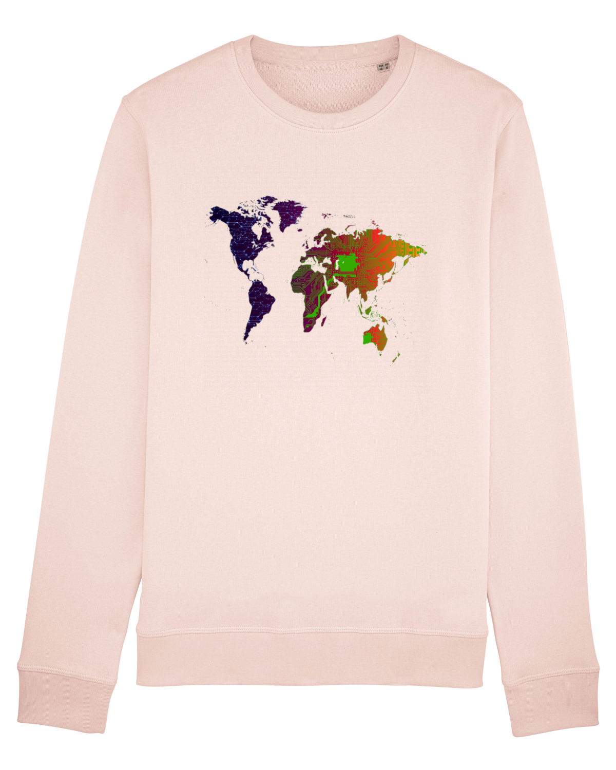 Bluză mânecă lungă Unisex Rise Candy Pink