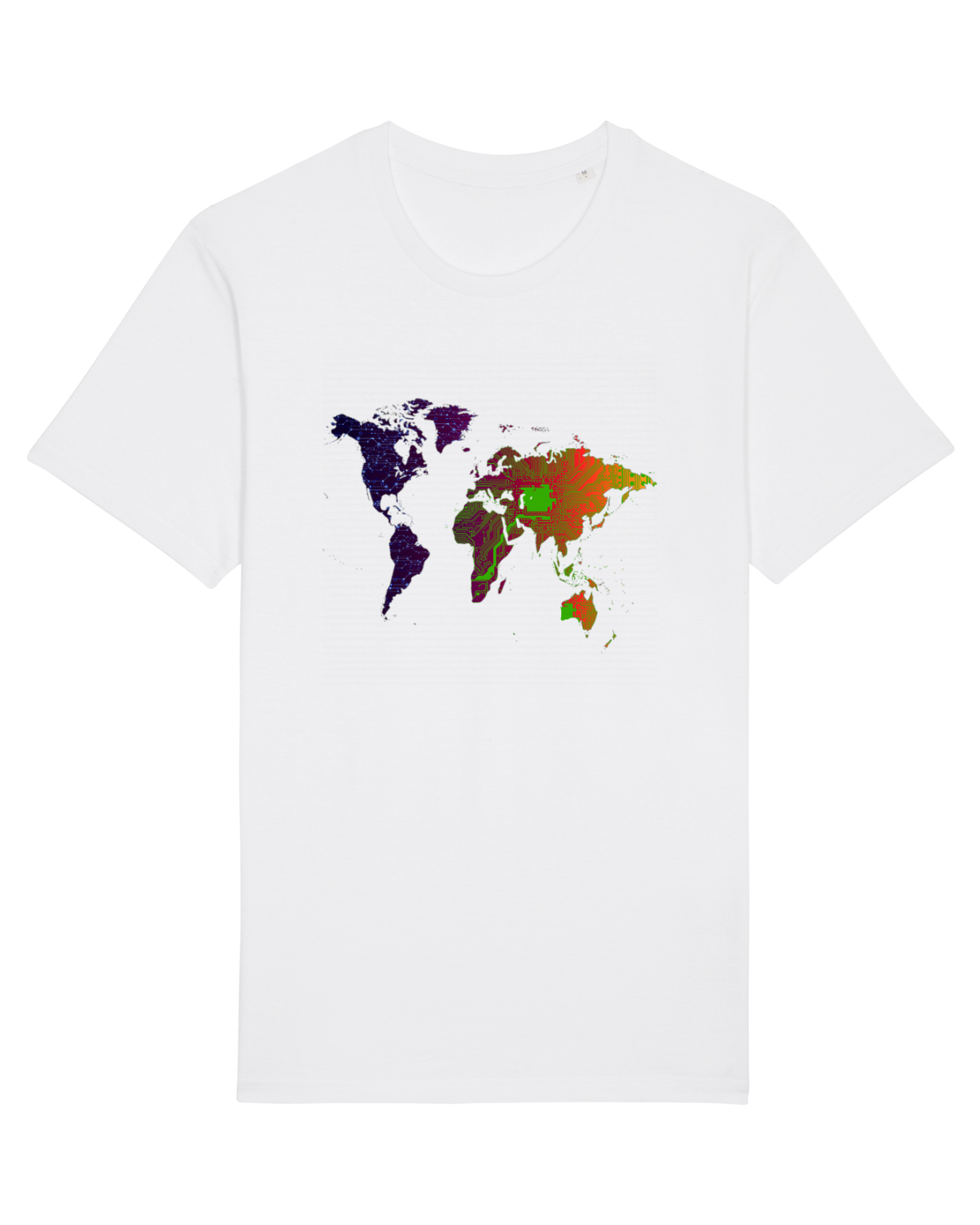 Tricou mânecă scurtă Unisex Rocker White