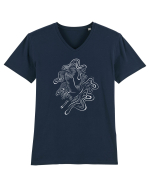 Cocori in zbor Tricou mânecă scurtă guler V Bărbat Presenter
