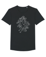 Cocori in zbor Tricou mânecă scurtă guler larg Bărbat Skater