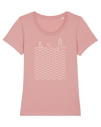 Port pe Mare - Peisaj Din Linii Canyon Pink