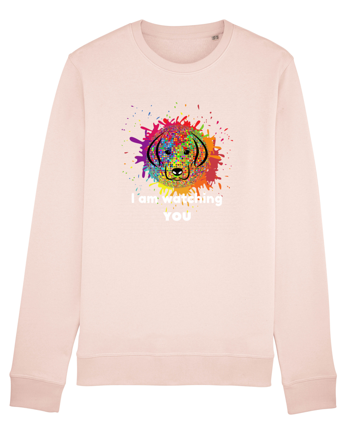 Bluză mânecă lungă Unisex Rise Candy Pink