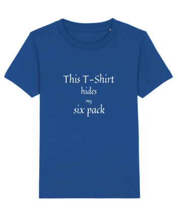 Acest tricou imi acopera pachetul de sase muschi Majorelle Blue