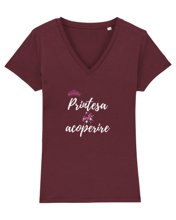 Printesa Sub Acoperire Burgundy
