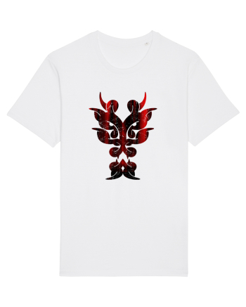 Dragon în Stil Tribal White