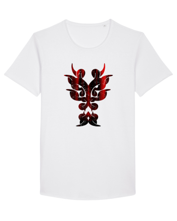 Dragon în Stil Tribal White