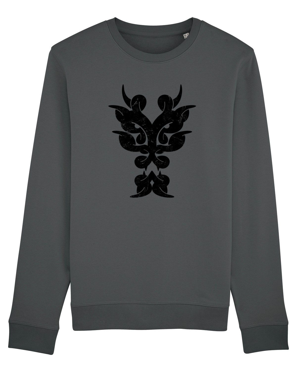 Bluză mânecă lungă Unisex Rise Anthracite