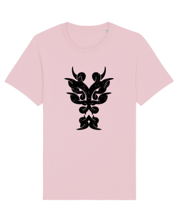 Dragon în Stil Tribal Cotton Pink