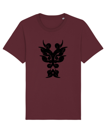 Dragon în Stil Tribal Burgundy