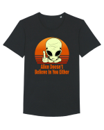 Alien Doesn't Believe in You Either Tricou mânecă scurtă guler larg Bărbat Skater