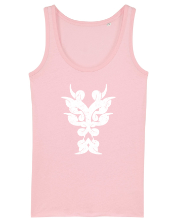 Dragon în Stil Tribal Cotton Pink